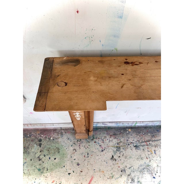 English Pine Mantle in the Adam's Style For Sale - Image 11 of 12