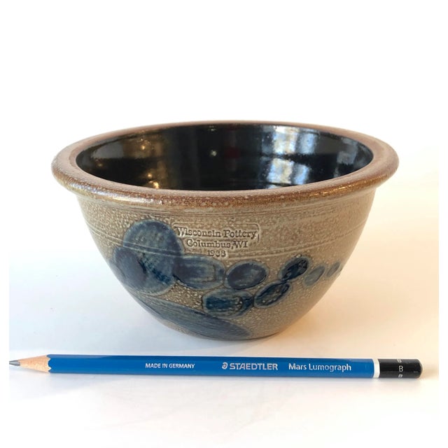 Farmhouse Salt Glazed Berry Bowl - Vintage Farmhouse For Sale - Image 3 of 13