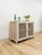 Cream Vintage Cream Rattan Lattice Cabinet Coastal Tropical Hollywood Regency For Sale - Image 8 of 17