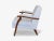 Maison Leleu Style, French Modern, White Mohair, Wood, Lounge Chairs, 1970s For Sale - Image 10 of 12