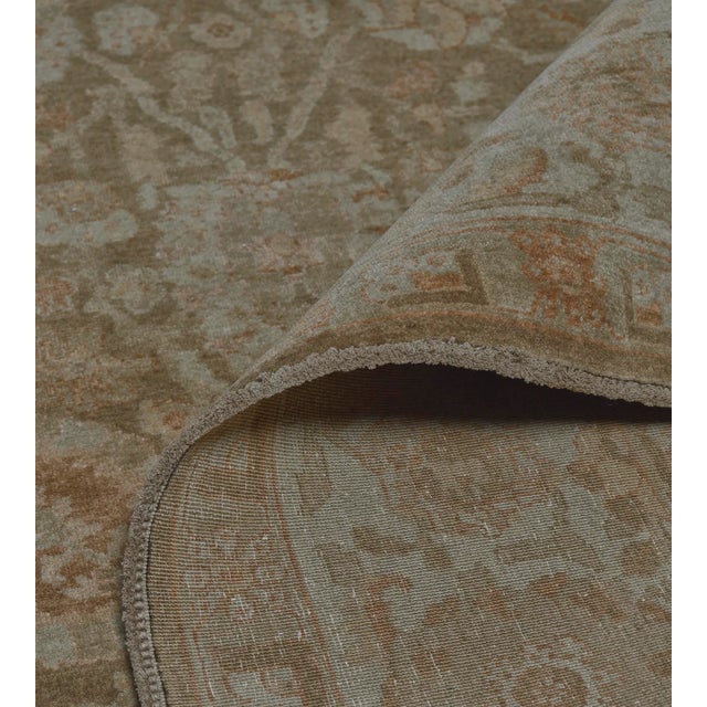 Boho Chic Mansour Turkish Handwoven Tabriz Rug - 6' X 9' For Sale - Image 3 of 11