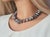 Botswana Agate Garnet Necklace With Fire Agate Clasp For Sale In Cleveland - Image 6 of 7