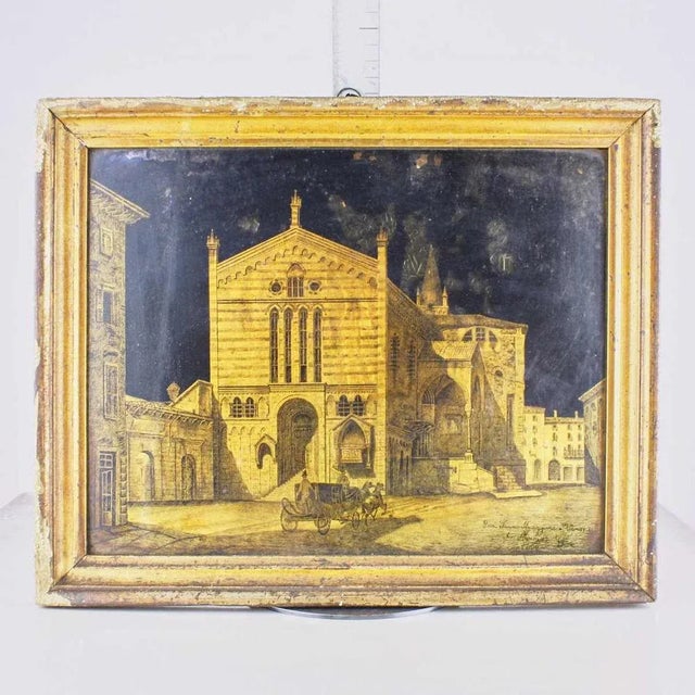 - Signature A. Marini - Basilica San Fermo Verona Height: 30 Width: 37 article This piece is attributed to the mentioned...