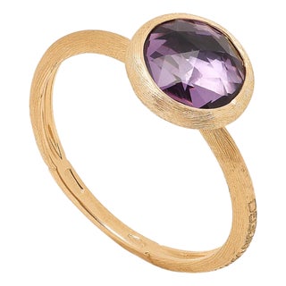 Marco Bicego, 18k Yellow Gold and Amethyst Jaipur Ring For Sale