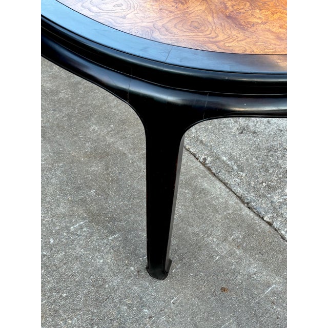 Wood Vintage 1970's Century "Chin Hua" Oval Dining Table For Sale - Image 7 of 16