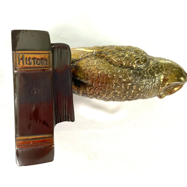 McM- 6.5” High-Cast Brass Owl-by Pm Craftsman For Sale - Image 6 of 6