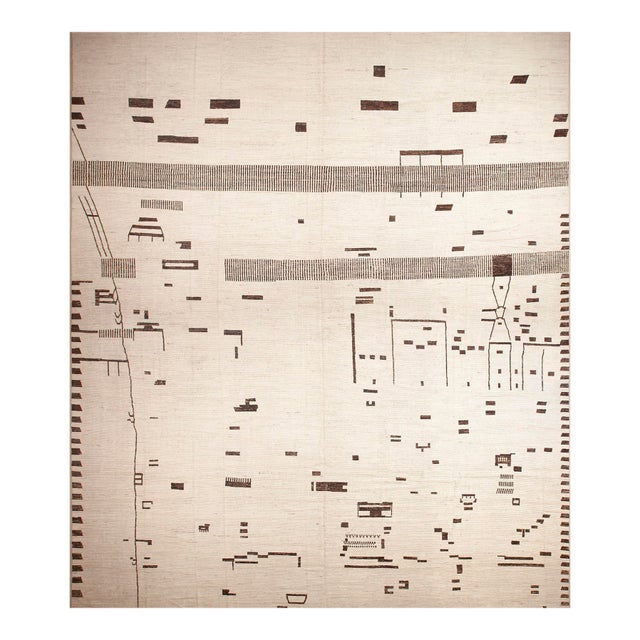 Nazmiyal Collection Oversized Tribal Modern Rug For Sale