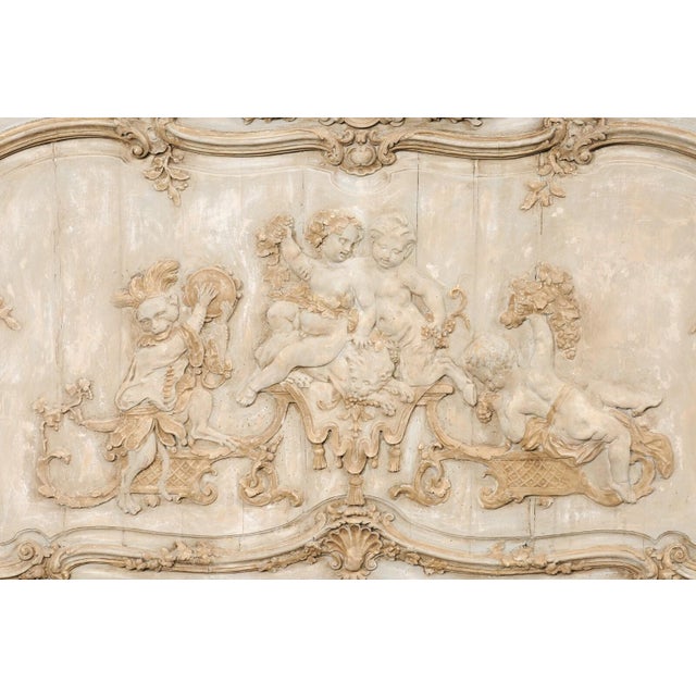 19th Century 19th Century French "Putti" Panel, or Headboard! For Sale - Image 5 of 9