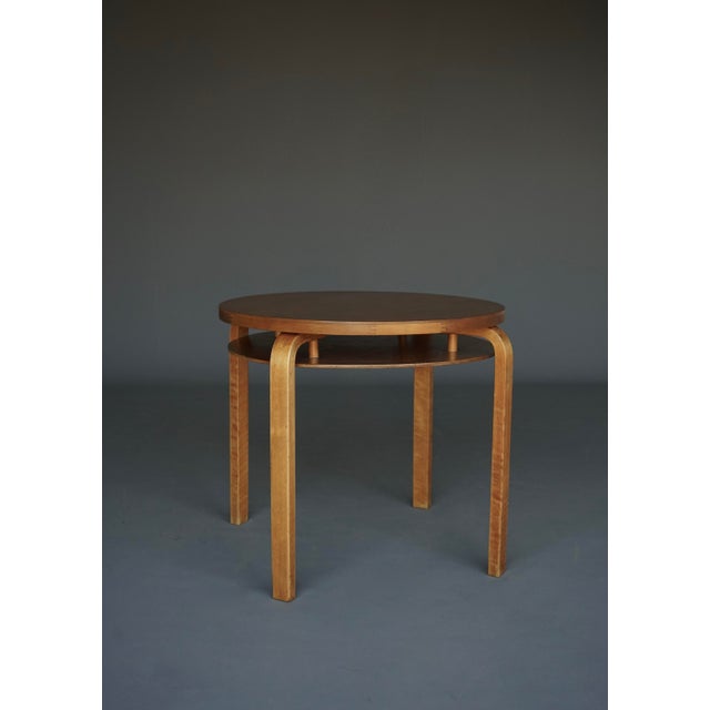 Model 70 Two-Tier Coffee Table in Birch Wood by Alvar Aalto for Artek, Finland, 1940s For Sale - Image 11 of 18