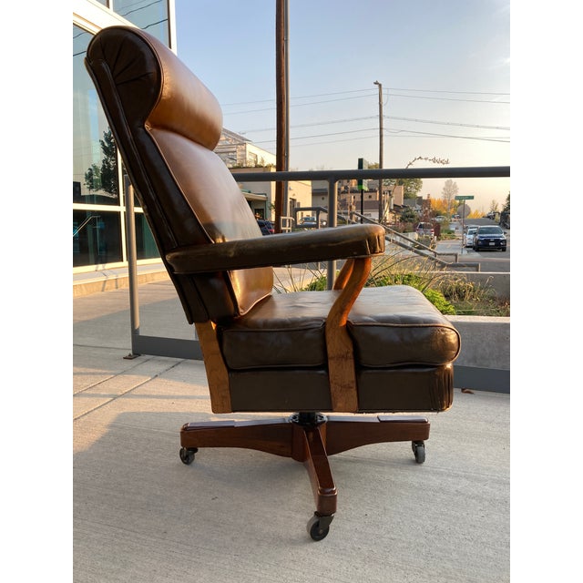 Gunlocke Model “Washington” Oval Office Executive Chair Chairish