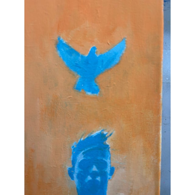 Original Painting Boy and the Bird (Spirit) by Joseph Christy For Sale - Image 4 of 7