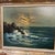 Coastal 20th Century Oil on Canvas Framed Signed by German American Artist Peter Hermann Schmidt ( 1886-1974) Seascape at Sunset For Sale - Image 3 of 11
