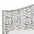 Full Camelback Headboard in Linen Leopard Ink with Pewter Nails For Sale - Image 4 of 6