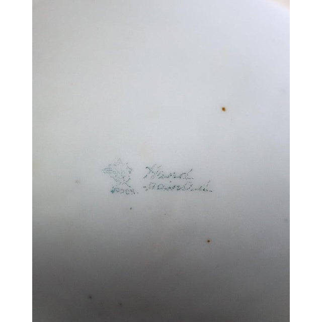 Antique Japanese Nippon Moriage Porcelain Vase Signed C1920 For Sale - Image 6 of 7