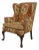 Hickory Chair Co Mahogany Wing Chair W. Down Seat For Sale