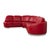 Ruby Red Leather Corner Sofa from Ewald Schillig For Sale - Image 14 of 15