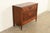 Berkey & Gay Berkey & Gay Style Antique Art Deco Carved Walnut Three-Drawer Dresser or Chest of Drawers, Circa 1930s For Sale - Image 4 of 15