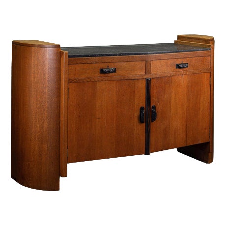 Vintage Amsterdam School Sideboard, 1930s For Sale