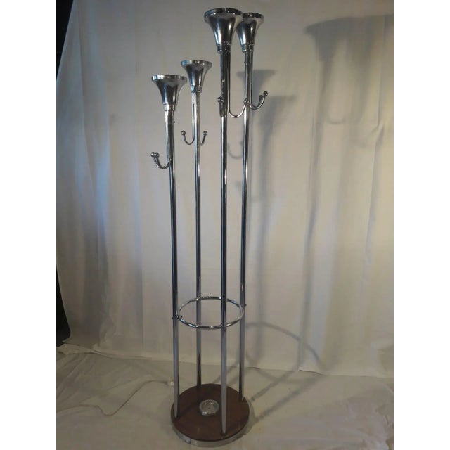 Vintage 4-Light Clothes Rack For Sale - Image 4 of 4