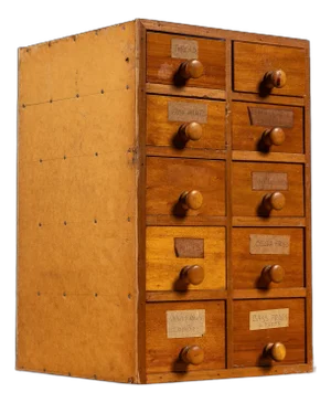 1930s Vintage Violin Parts Cabinet