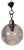 Boccia LS10 Pendant Lamp with Small Clear Glass Sphere by Luigi Caccia Dominioni for Azucena, 1970s For Sale