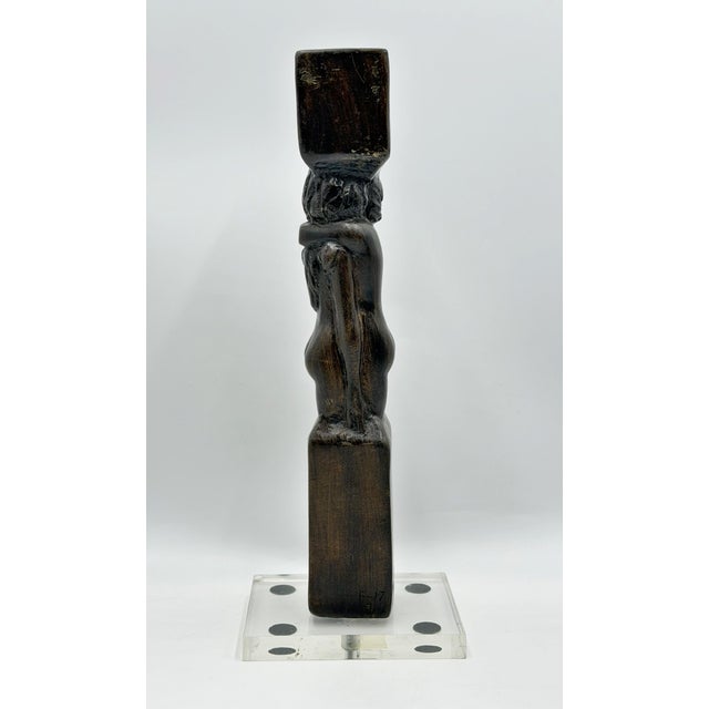 1980s Victor Salmones “Momento Eterno” Figurative Nude Bronze Sculpture, Signed For Sale - Image 5 of 18