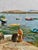 Oswald Poreau, Low Tide at Portivy, Brittany, 1937, Oil, Framed For Sale - Image 8 of 14