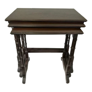 1970s Set of Three Nesting Tables by Ethan Allen