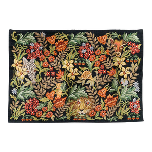Mid-20th Century Handmade Portuguese Piled Accent Rug