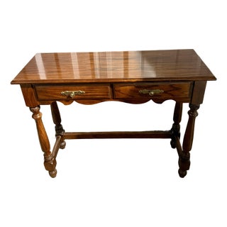Mid 20th Century Traditional Oak Console Table For Sale