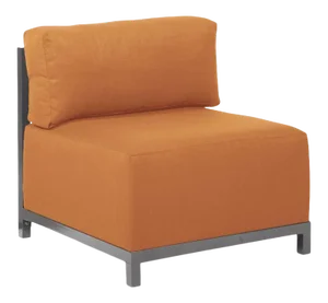 Kenneth Ludwig Chicago Urban Patio Seascape Orange Chair