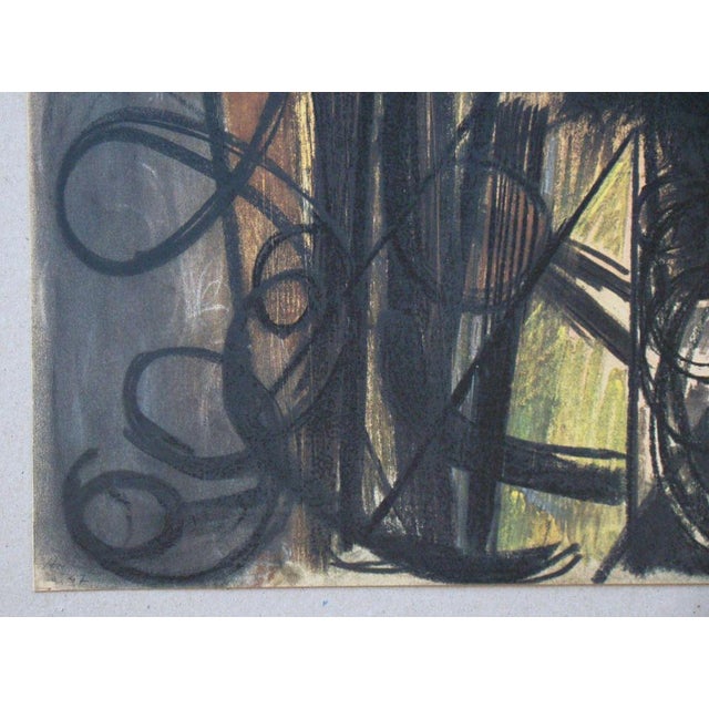 After Hans Hartung, Pastel P.1947-20, 1962, Photogravure For Sale - Image 5 of 12