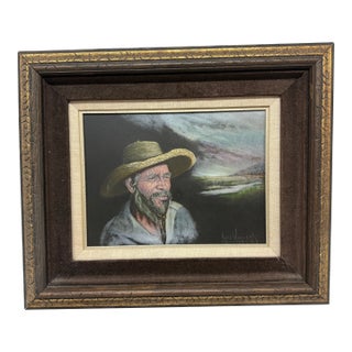 Carlo Wahlbeck Original Painting, Signed + Framed For Sale