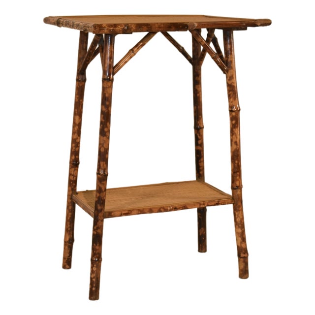 19th Century Tortoise Bamboo Side Table From France For Sale