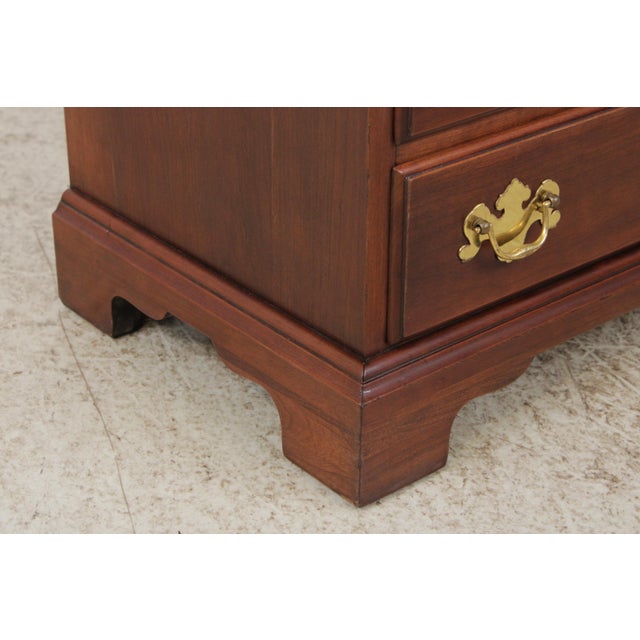Henkel Harris Cherry 4 Drawer Chairside Chest For Sale - Image 10 of 14
