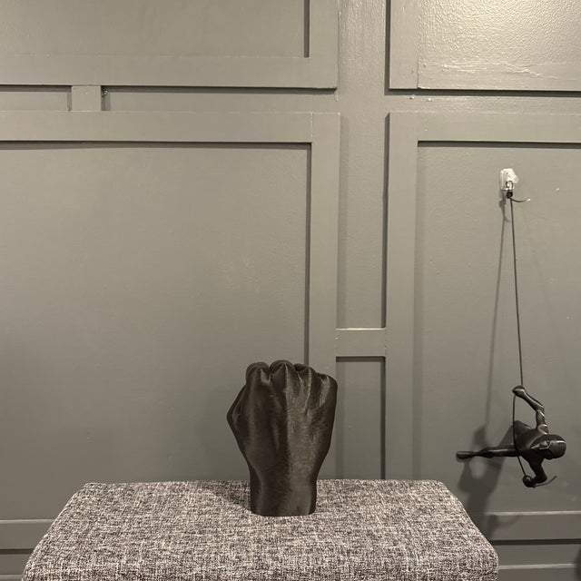 Modern Fist Home Decor Shelf Art For Sale - Image 3 of 4