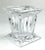Vintage Art Deco Crystal Flower Vase For Sale - Image 12 of 12
