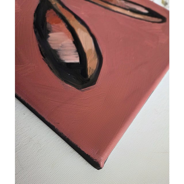 Impressionist Hare Portrait Oil Painting by Vivek Mandalia For Sale - Image 3 of 3