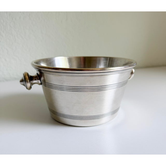 Traditional Vintage Fratelli Broggi Milano Ice Bucket For Sale - Image 3 of 10