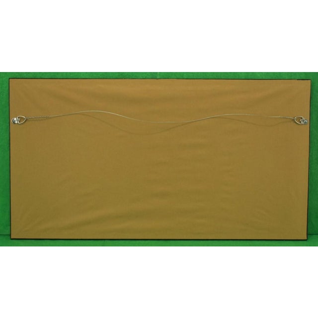 Art Sz: 12 1/2"H x 28"W Frame Sz: 19"H x 34"W