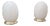 Vintage Murano Glass Table Lamps, 1970s, Set of 2 For Sale