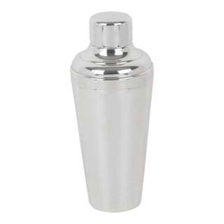 Art Deco Silver Plate Cocktail Shaker by Gelb France, in Box For Sale