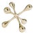 Regina Andrew Modern Jack Large in Gold For Sale