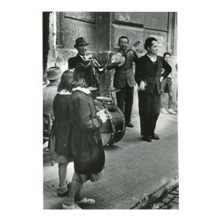 Street Musicians, Naples, 1955 For Sale