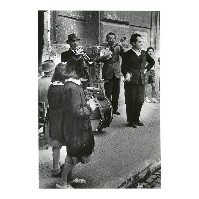 Street Musicians, Naples, 1955 For Sale