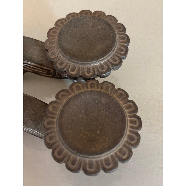Antique Iron Dragon-Form Chinese Chopstick Rests—A Pair For Sale - Image 4 of 10