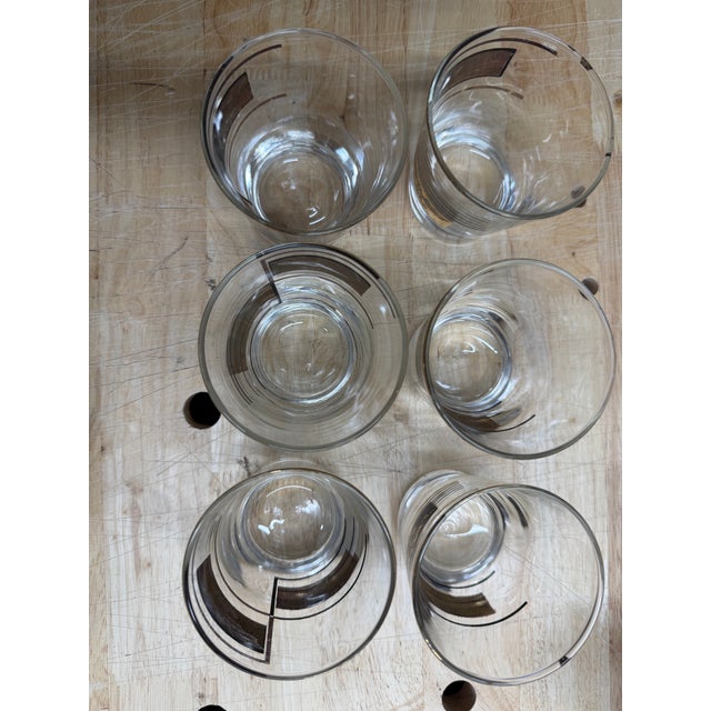 1960s 1960s Golden Eagle Low Ball Glasses Set of 6 For Sale - Image 5 of 8