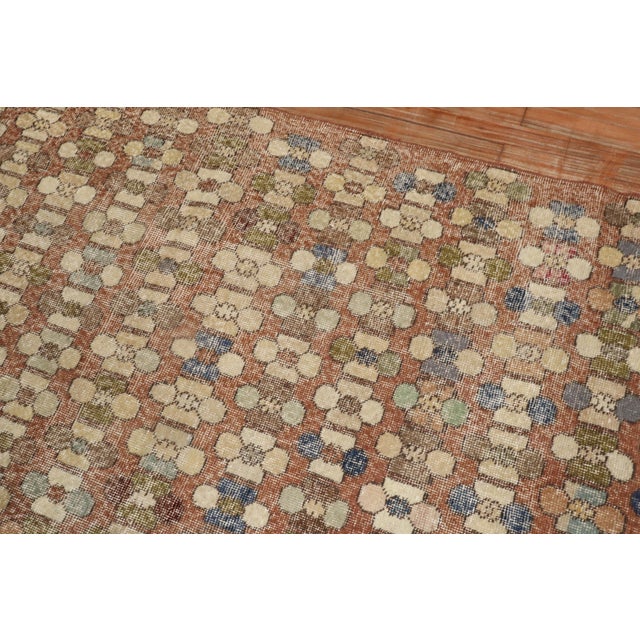 Textile Mid 20th Century Turkish Art Deco Runner For Sale - Image 7 of 18