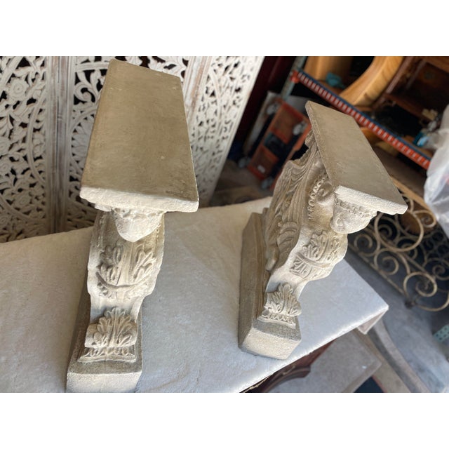 1960s Pair of Neoclassical Revival Style Pedestals for Dining Table For Sale - Image 9 of 12
