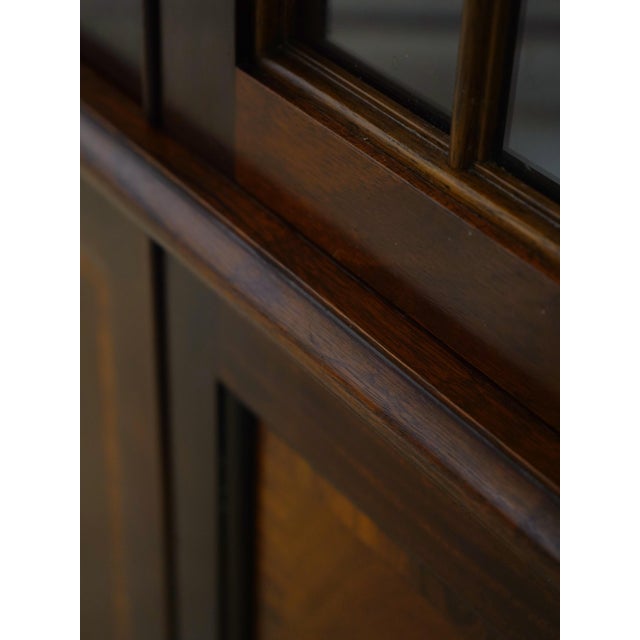 Stickley Mahogany 4 Door Corner Cabinet For Sale - Image 11 of 18